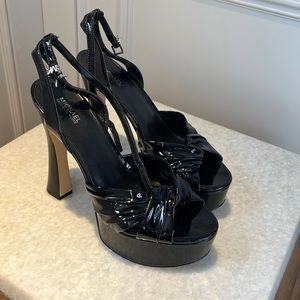 Michael Michael Kors black platforms 9